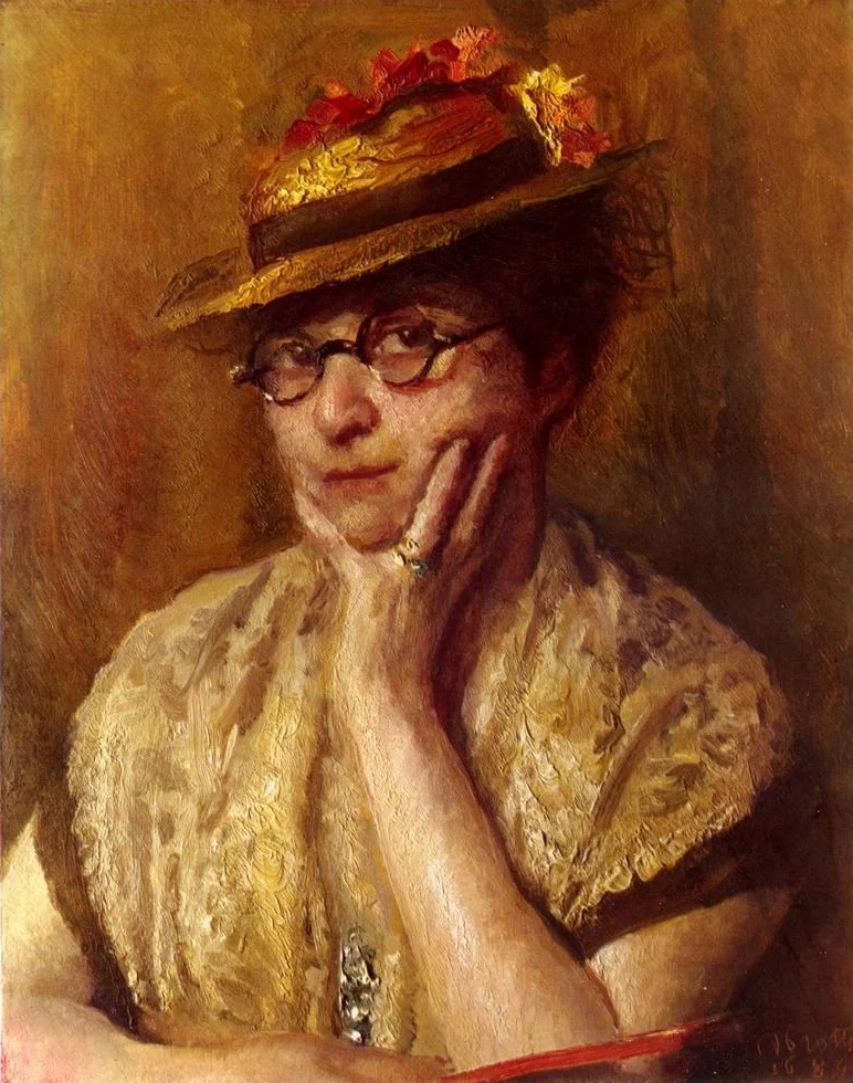Ritratto di donna con cappello